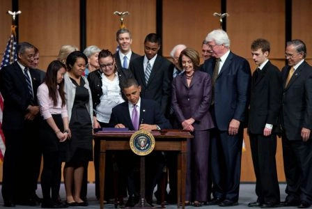 President Obama Signs the Health Care and Education Reconciliation Act