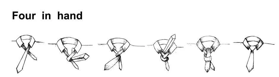 How to Tie a Tie Left Handed 1 How to Tie a Four in Hand left Handed