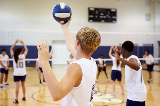 Left Handed Volleyball Player